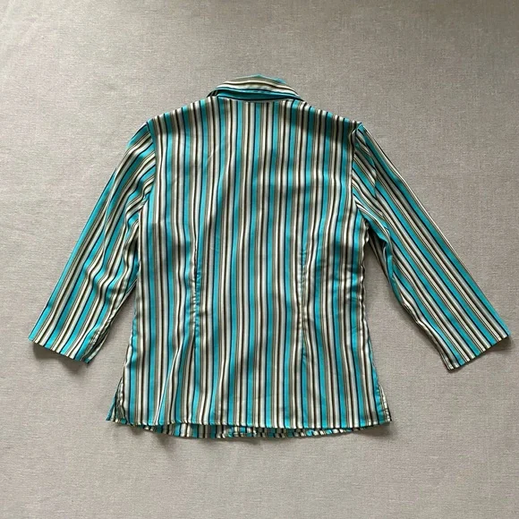 Notations vintage 90s striped shirt. - Picture 8 of 11